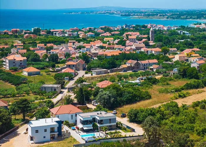 Vila Nina In Croatia Near The Adriatic Coast Zaton (Zadar)